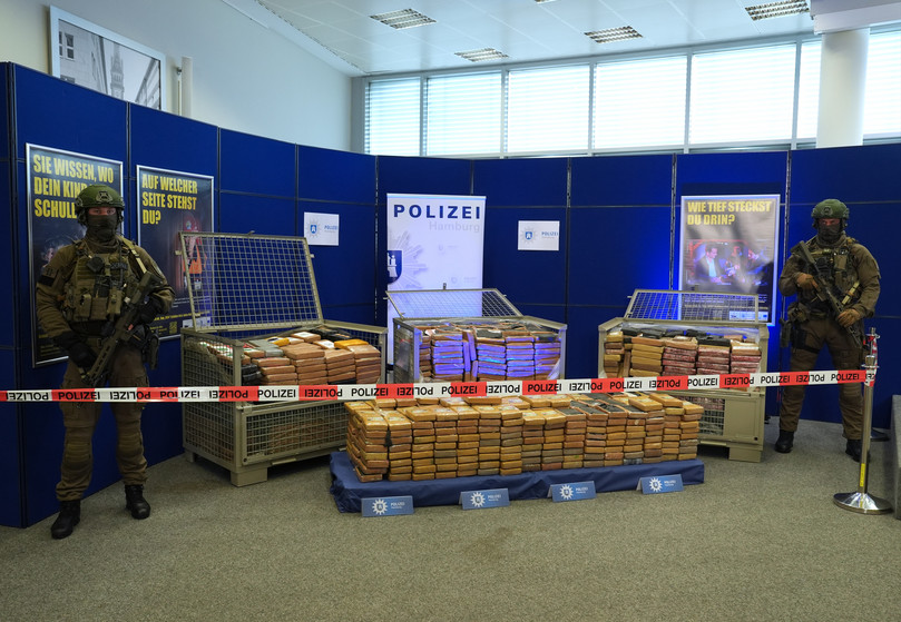 Hamburg, sekuestrohen 1,2 tonë kanabis